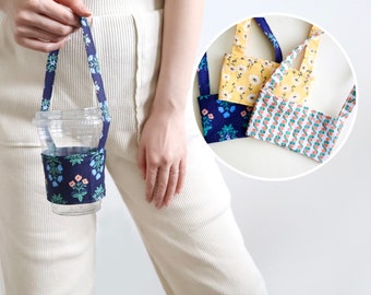 Rifle Paper Co. Fabric Cup Holder / Cup Carrier