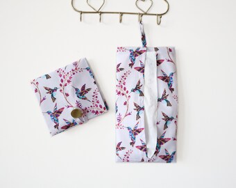 Eco Tissue case, Travel Tissue Case Holder, Eco Pocket tissue, Hung tissue case