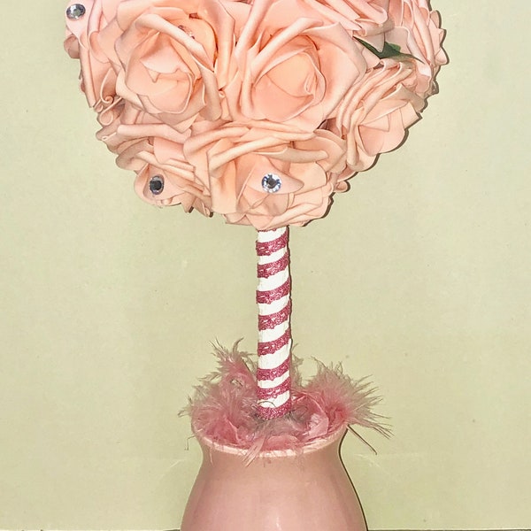 Flower Topiary Etsy