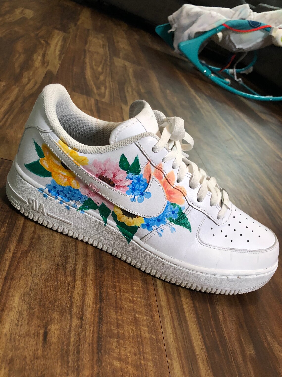 Custom Floral Nike Airforce 1 | Etsy