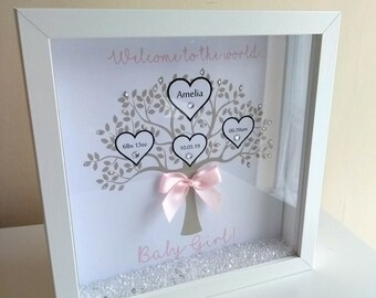 baby girl box frame ideas