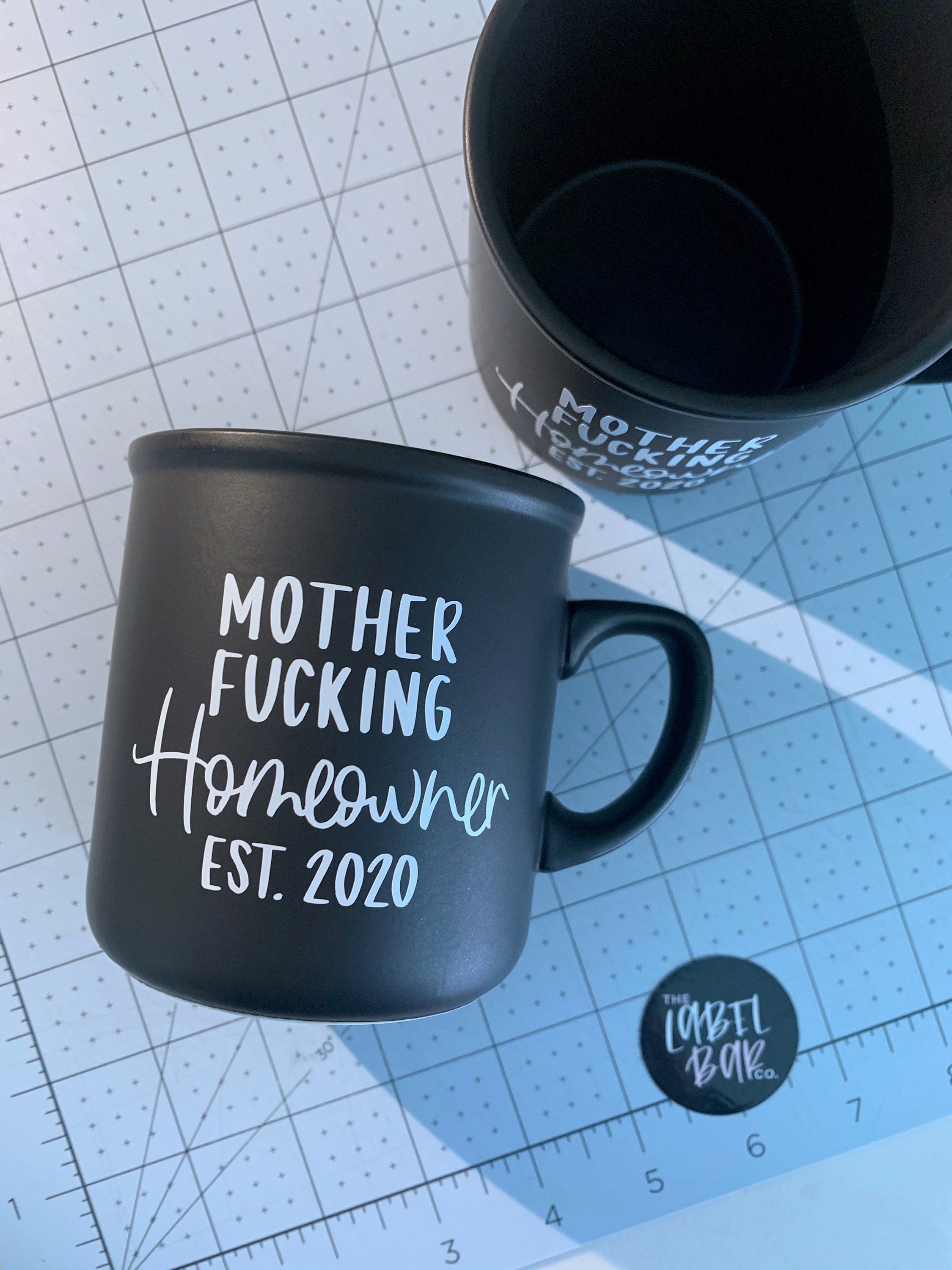 Custom Black Mug Custom Matte Mug Personalized Mug Etsy