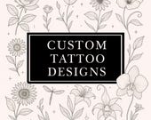 Custom Tattoo Design | Personalized Tattoo Artwork | Unique Digital Tattoo | Custom Fine Line / Blackwork Art