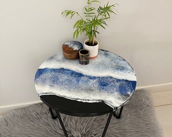 Resin Ocean Side Table