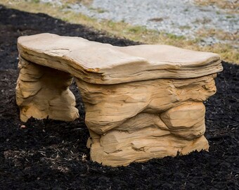 Concrete Rock Garden Bench Australia