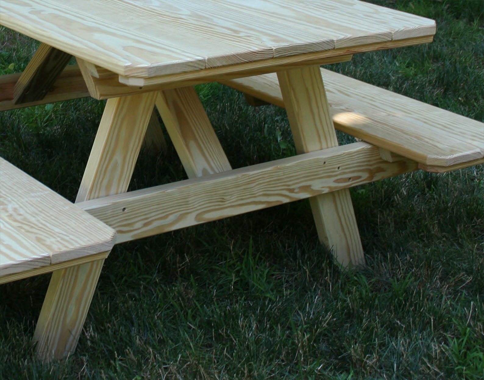 Treated Pine Kid's Picnic Table Etsy