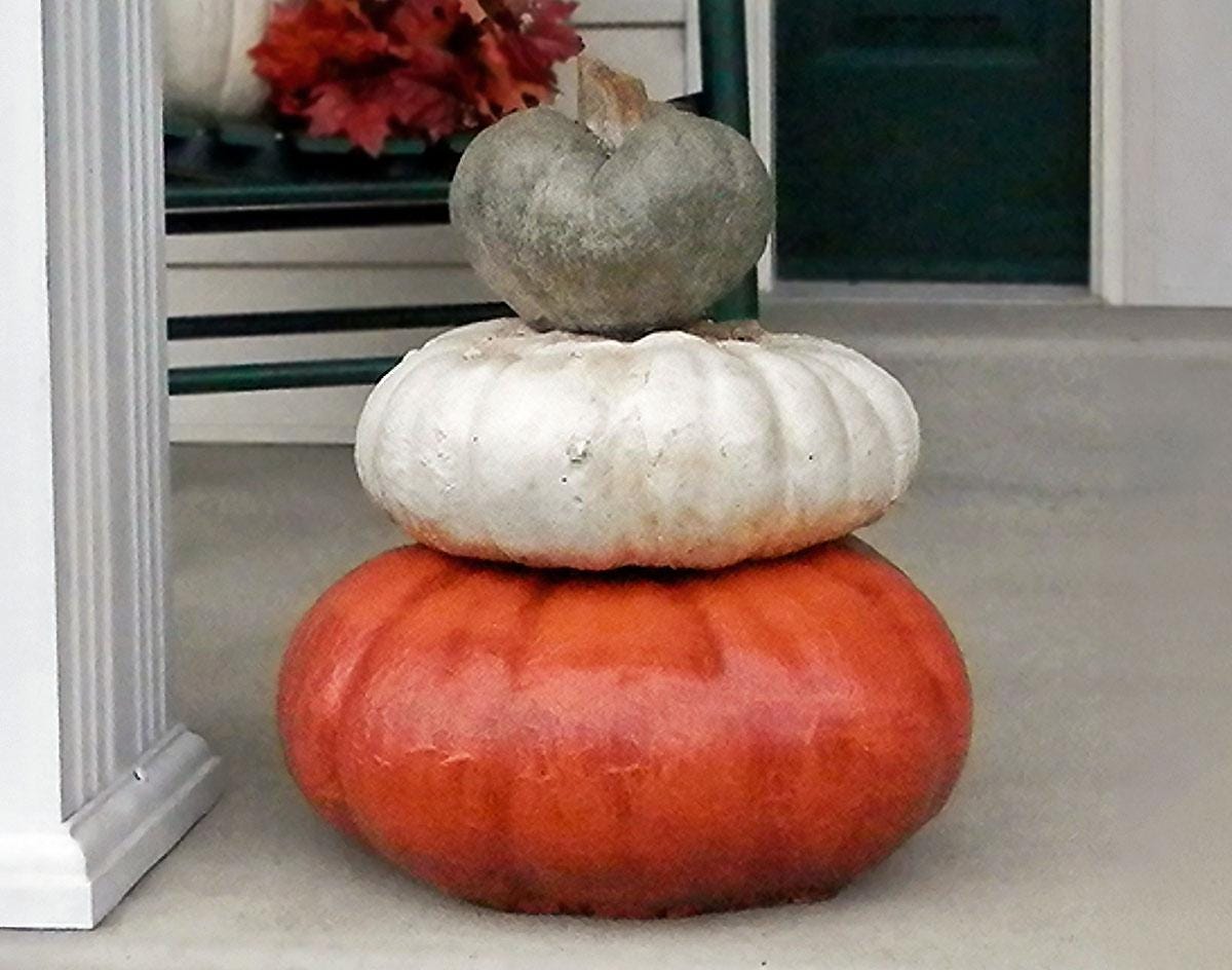 Concrete Stackable Pumpkins (set of 3) - Etsy