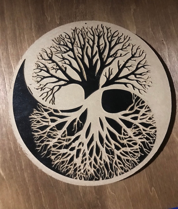 Ying Yang Tree of Life - Etsy