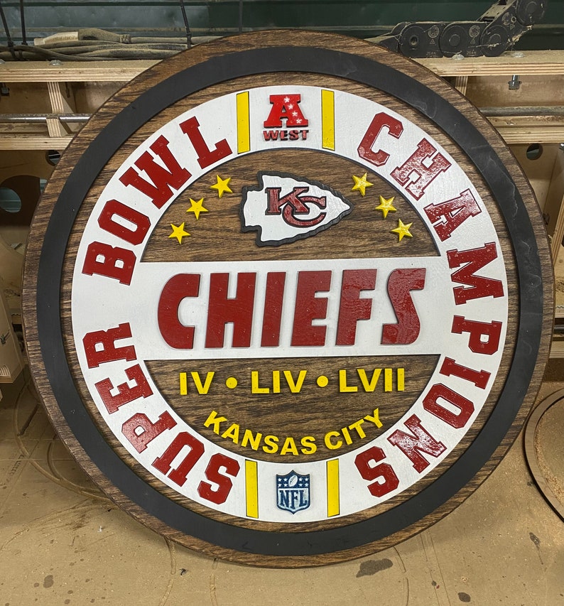 Chiefs Super Bowl Plaque - Etsy
