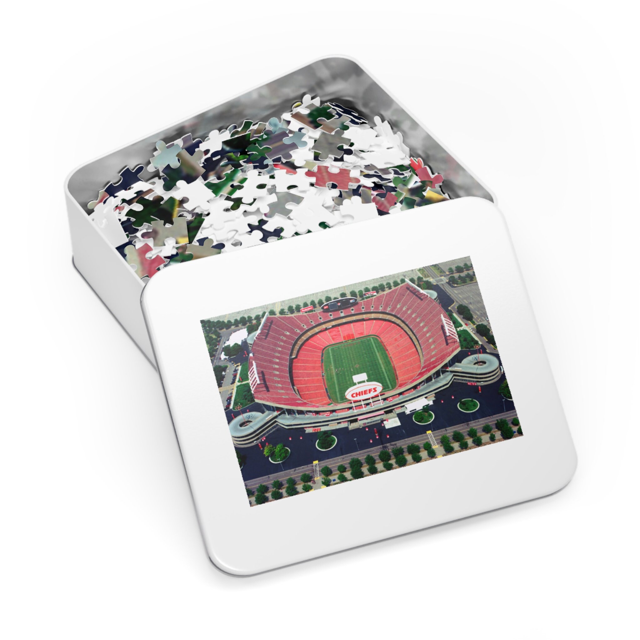 Kansas City Chiefs Stadium NFL Panoramic 1000 Jigsaw Puzzle