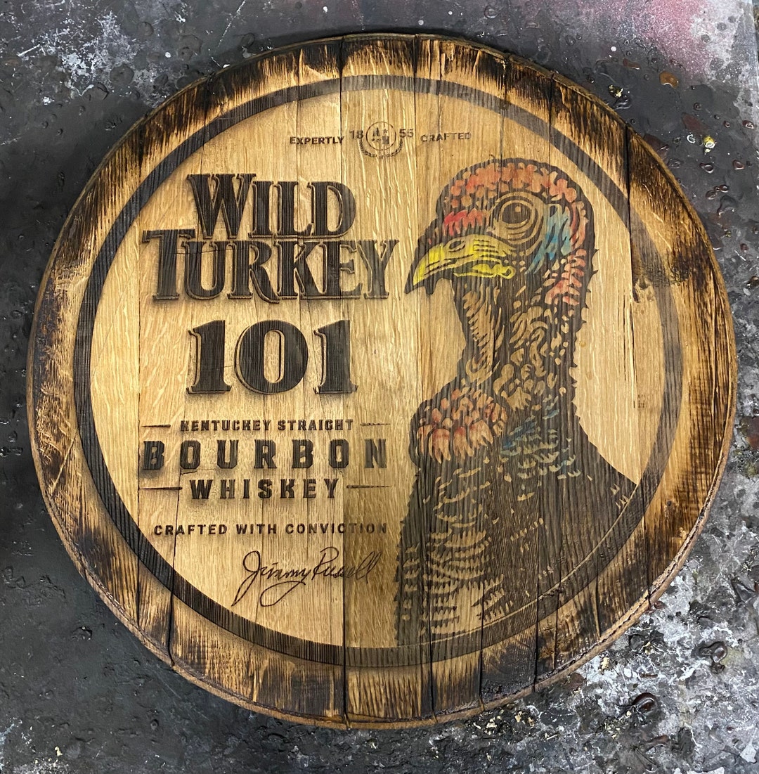 Wild Turkey 101 Barrel Lid Etsy