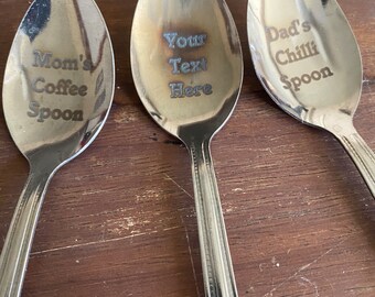 Custom Engraved Spoons - Etsy