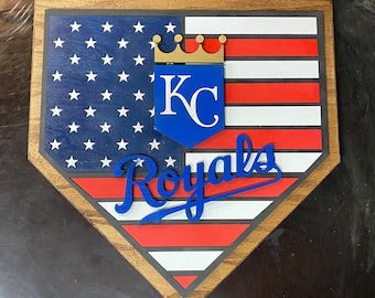 Kansas City Royals Home Plate Flag
