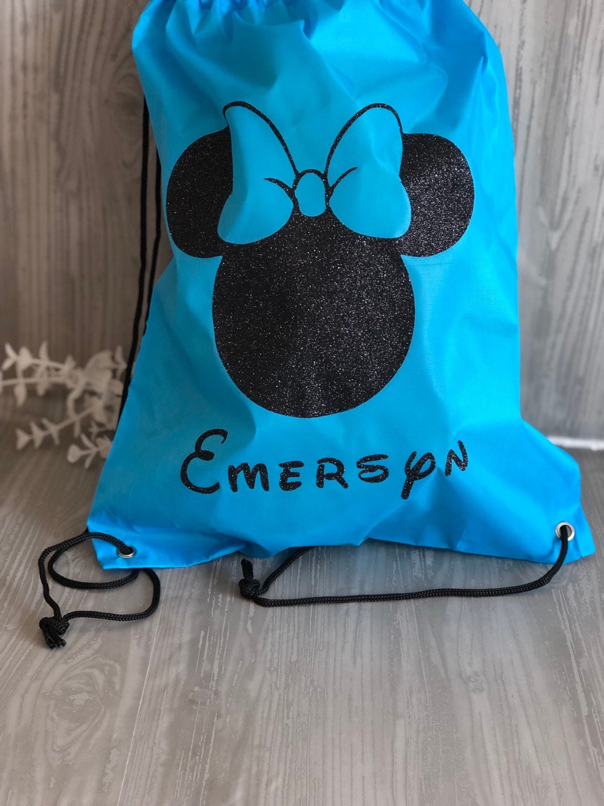 Personalized Disney Cinch Bag Drawstring Bag Etsy