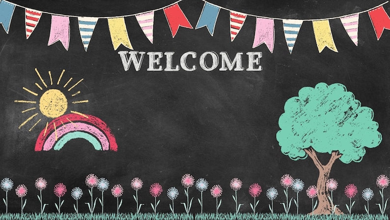 Zoom Background Bundle Backdrop Classroom Zoom Digital Etsy Images