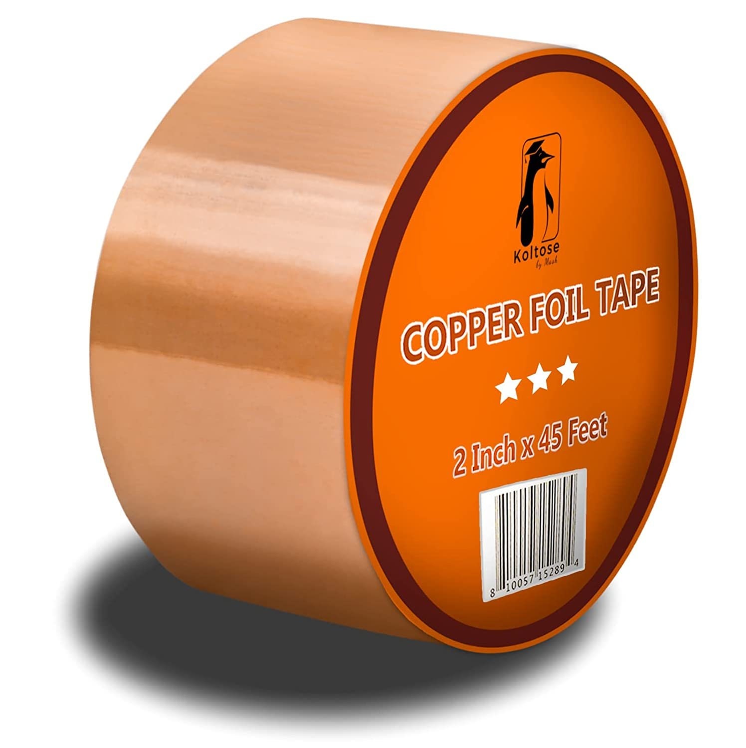 Copper Foil Shielding Tape, 2.6 MIL x 3/8 Width x 18 Yards