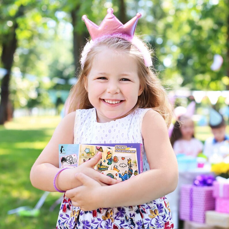 Sticky Suncatcher Art Craft Kit for Kids Sun Catcher Window Etsy