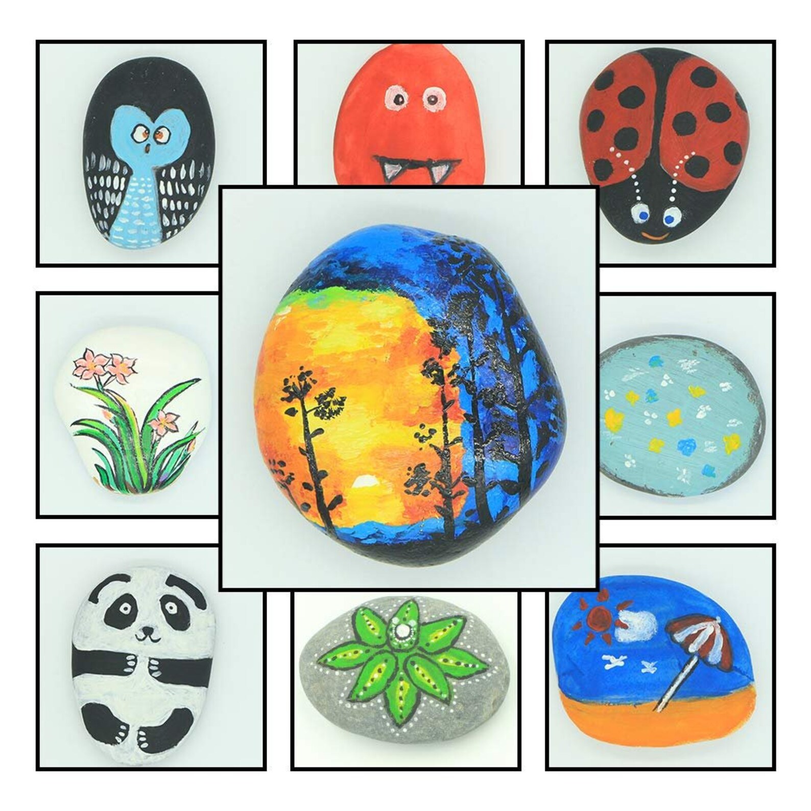 Rocks for Painting 100 Natural Extralarge River Stones Etsy
