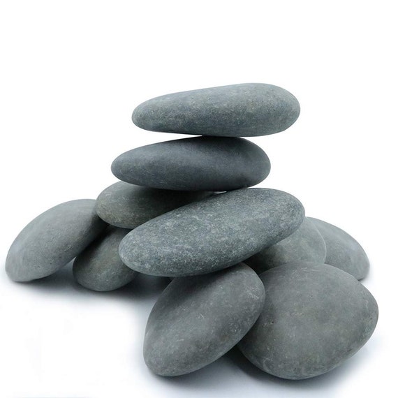 Rocks for Painting, 100% Natural Extra-large River Stones 3.5 5 Set of 10 