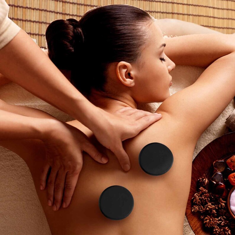 Basalt Massage Stones for Hot Stone Massage 100% Natural image 7