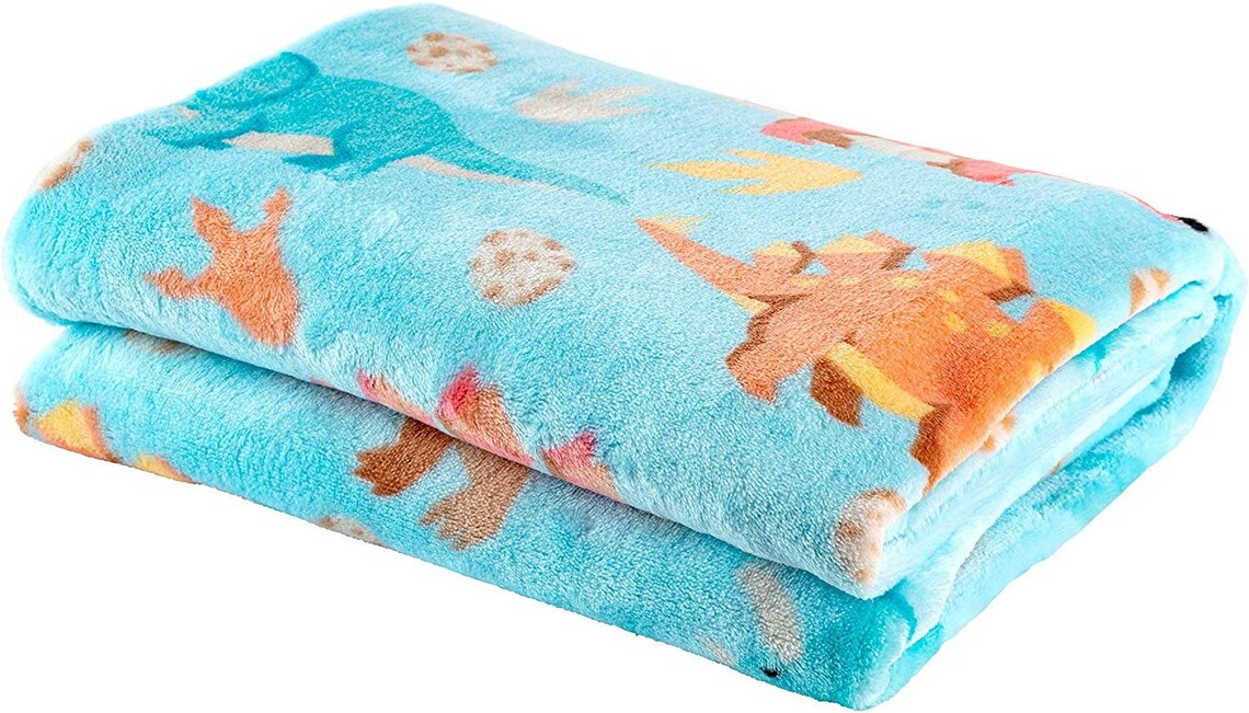 Dinosaur Throw Blanket Adorable SuperSoft ExtraLarge Fluffy Etsy