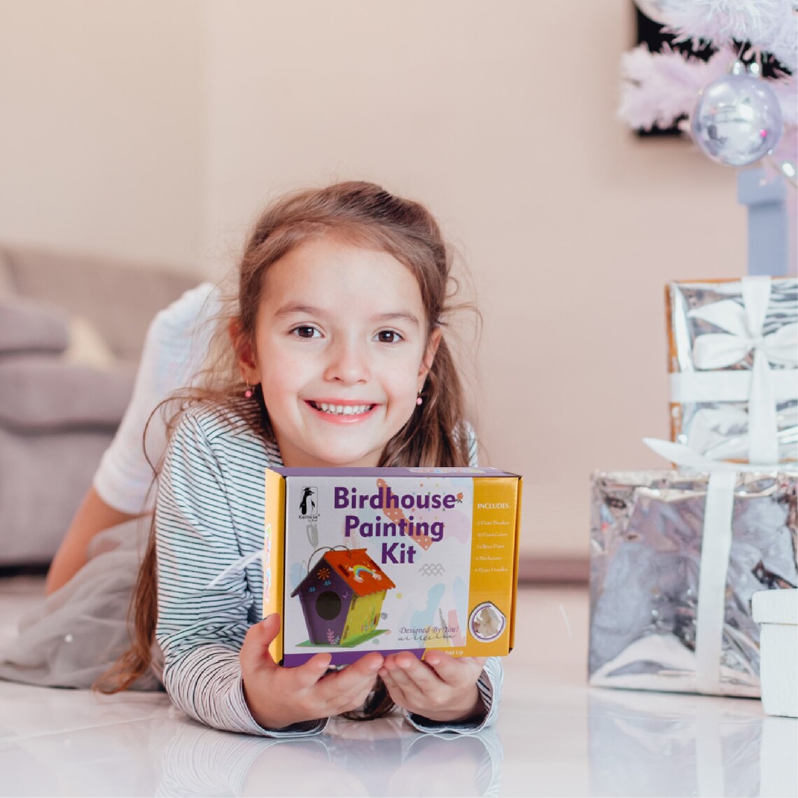 DIY Bird House Kit Includes 4 Unfinished Birdhouses to Paint Etsy