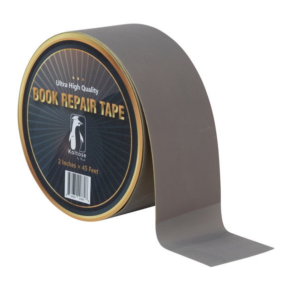 Bookbinding Tape, Gray Cloth Book Repair Tape for Bookbinders, 2 in X 45 Ft  