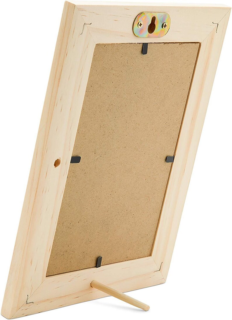 DIY Picture Frames 4x6 Craft Frames Set Unfinished Solid Etsy