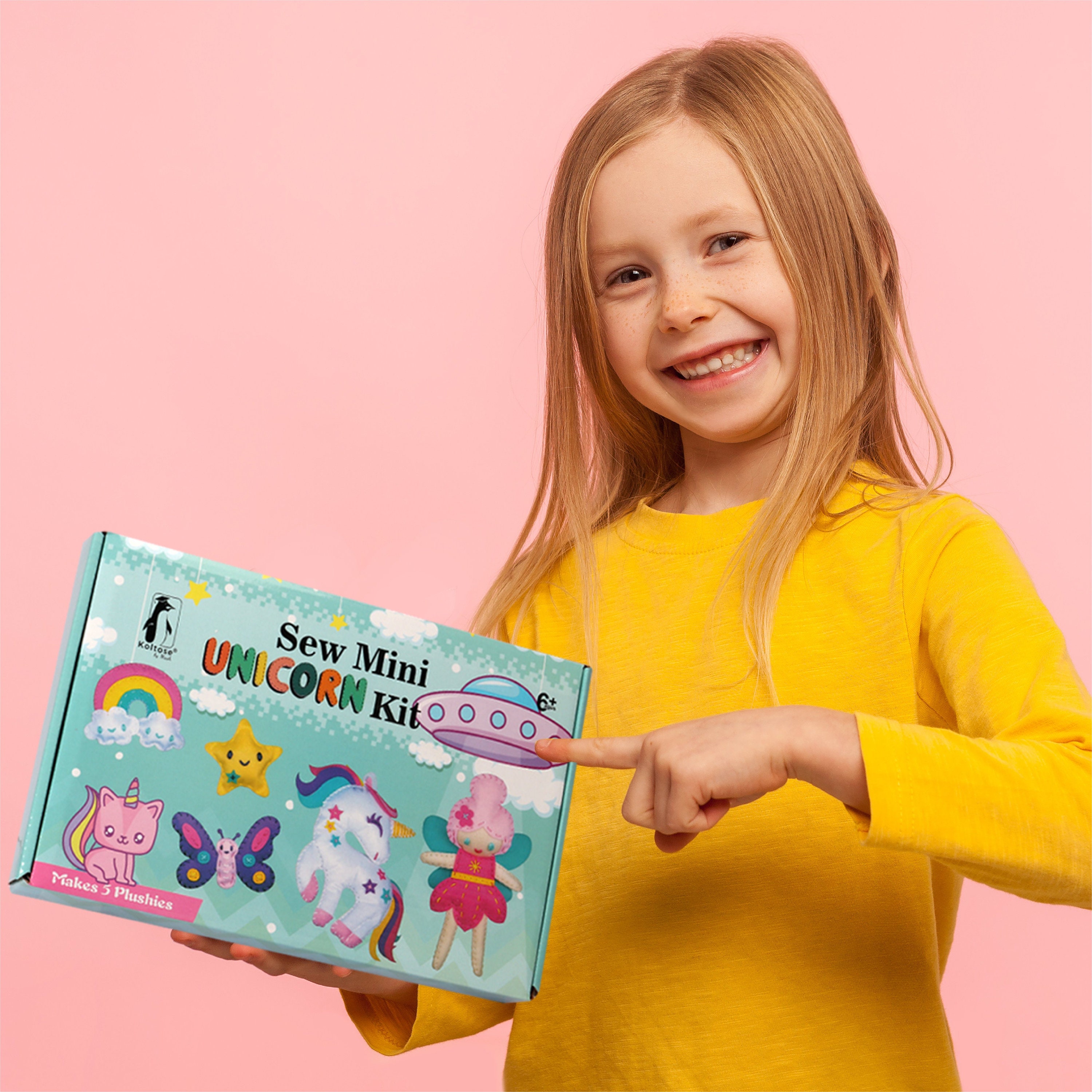 Sewing Craft Kit Mini Unicorn Plushies Sew Craft for Kids Etsy