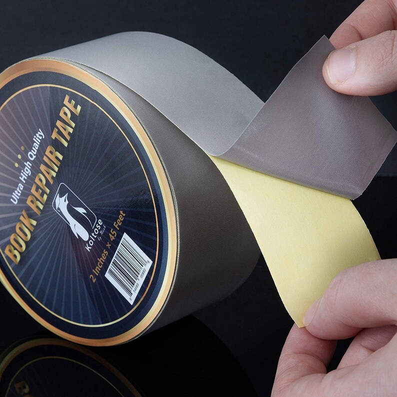 Bookbinding Tape Gray Cloth Book Repair Tape for Bookbinders Etsy