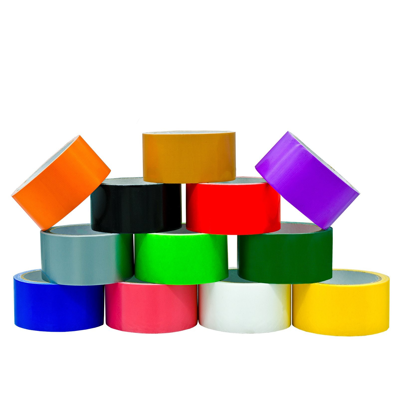 Colored Duct Tape, 12 Colorful Rolls, 30 Feet X 2 Inches 360 Ft Total 