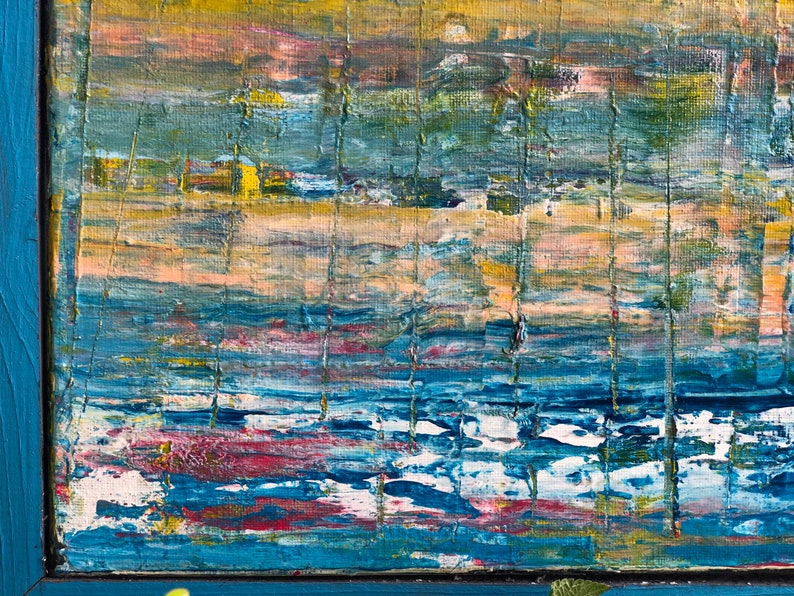 Original abstract painting Michigan Summer #1