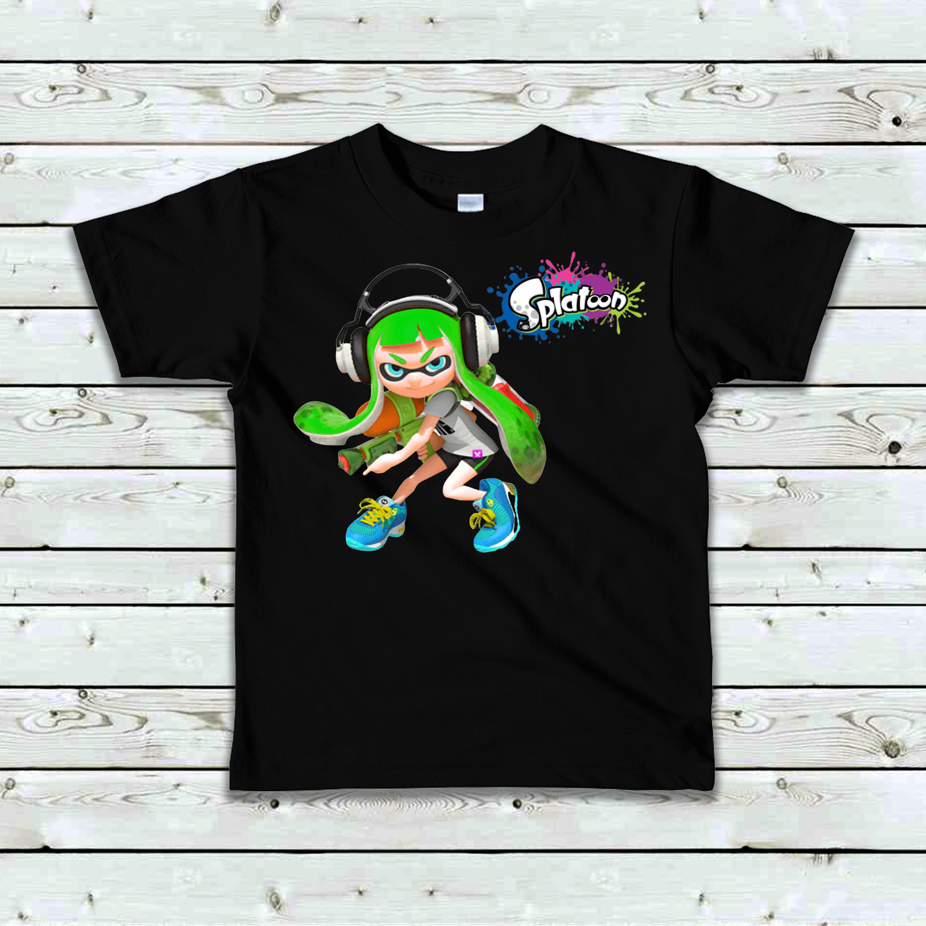 Discover Inkling Girl Youth Short Sleeve Tee| Splatoon T-Shirt