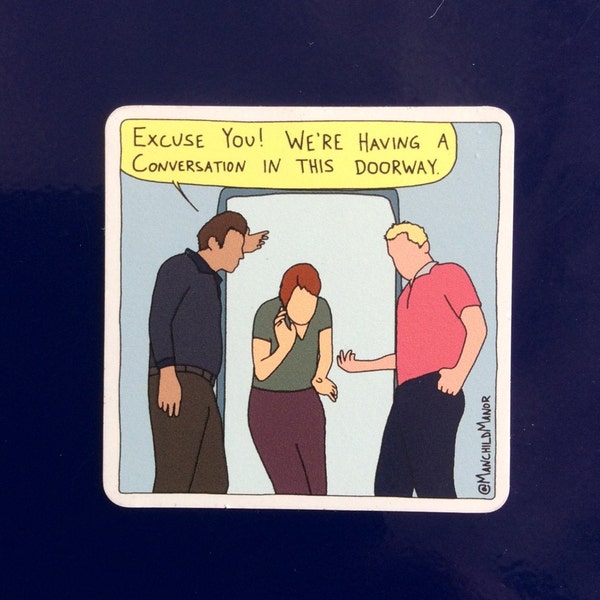 Doorway Chat Magnet