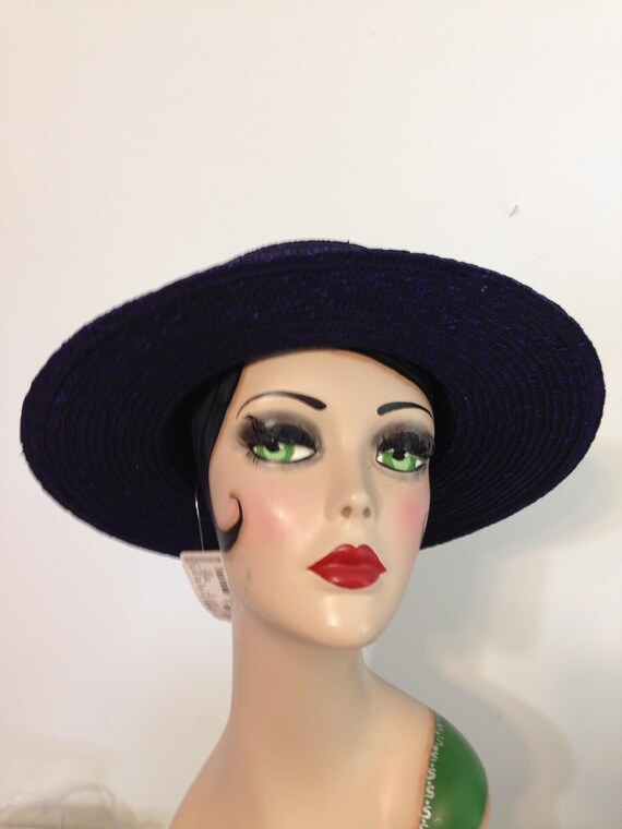 Eric Javits/lily J. - Black Lady's Hat, Designer for Melania