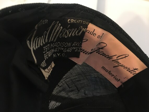 Vintage Janet Meisner Parisian Creation Hat, Paris/new York  display picture 2