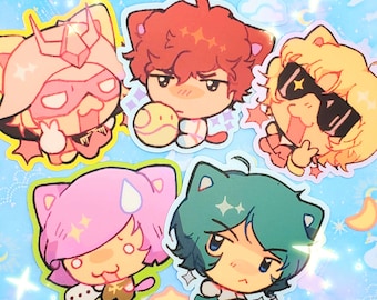 uc gundam kitties stickers