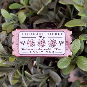 Kkot Karte | Kkotgaru Patreon Pin Club | Limitierte Auflage | Hard Enamel Pin