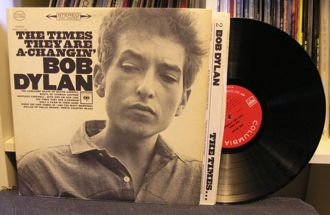 Bob Dylan the Times They Are Achangin' LP EX Etsy