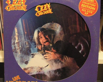 Ozzy Osbourne "Mr Crowley Live" Picture Disk 12" EP EX (Out of Print)