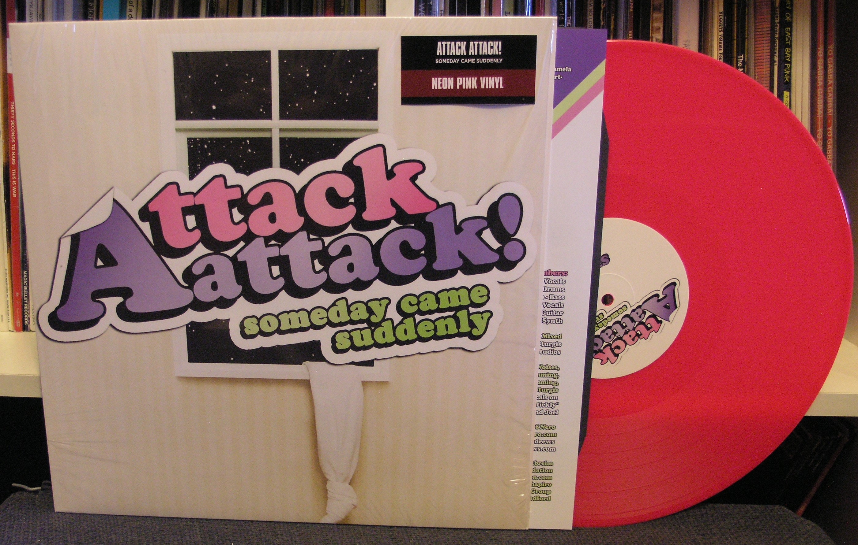 Attack Attack someday Came Suddenly LP NM in Shrink neon
