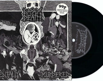 Napalm Death "Mentally Murdered" 7" (UK Import) (Out of Print)