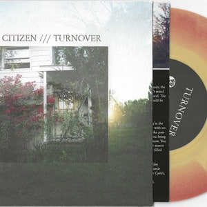 Citizen/Turnover "split" 7" NM (Oxblood/Mustard Vinyl) (Limited to /300 copies) (Out of Print)