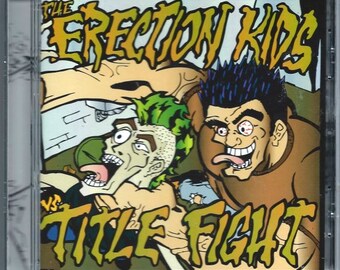 Title Fight vs The Erection Kids "split" CD Sealed (Long Out of Print)