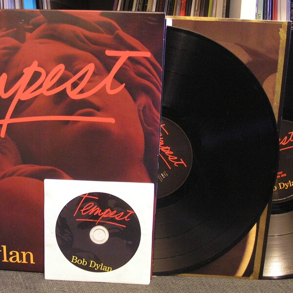 Bob Dylan "Tempest" 2x LP+CD NM (180 gram vinyl) (originele pers)