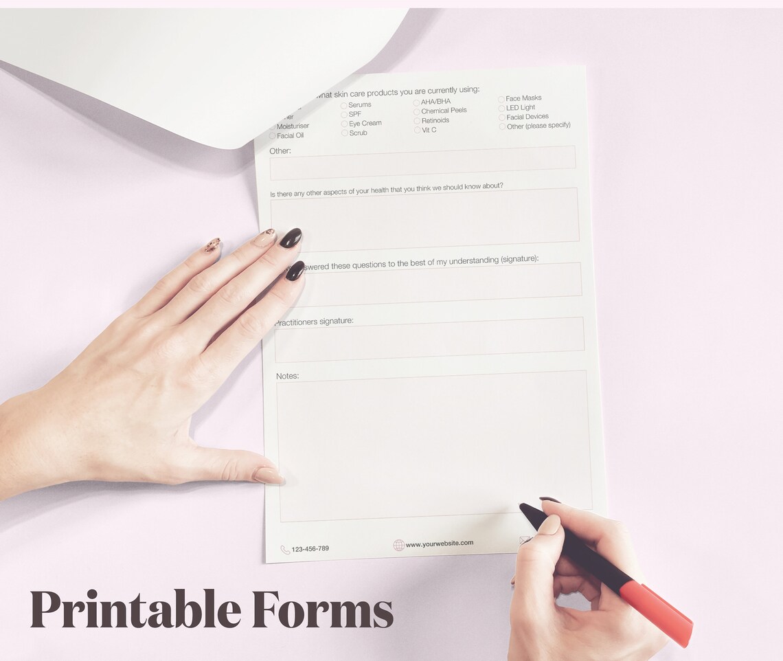 Vitamin B12 Consent Form. B12 Shot Client Intake Form. Fully Etsy