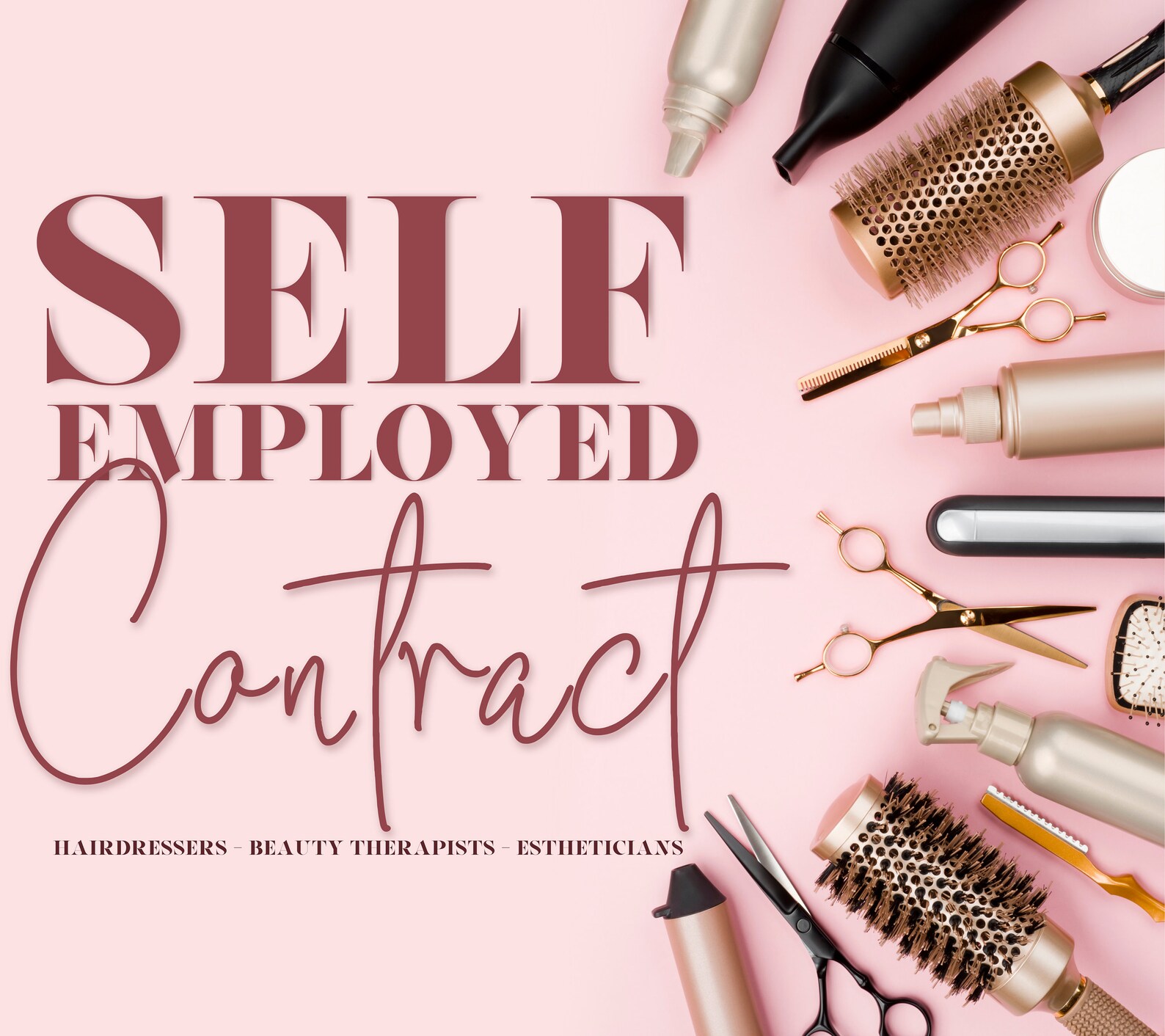 Selfemployed Beauty Therapist Contract. Chair Rental Etsy