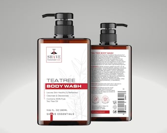 Tea Tree Body Wash By Shave Essentials