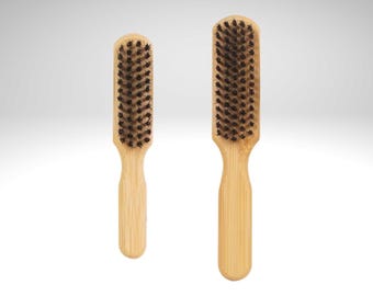 Personalized Bamboo Beard Brush Bundle
