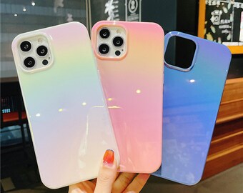 Pastel rainbow iphone 12 Clearance